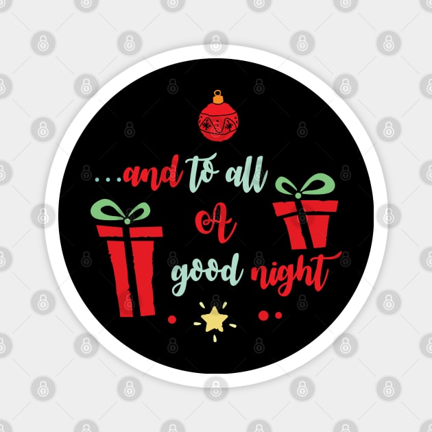 and to all a good night Magnet by holidaystore